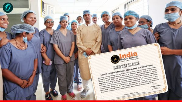 Madhya Pradesh: इंडिया बुक ऑफ रिकॉर्ड में दर्ज हुआ सिंधिया का फ्री मेगा मेडिकल कैंप, गांवों में फ्री इलाज