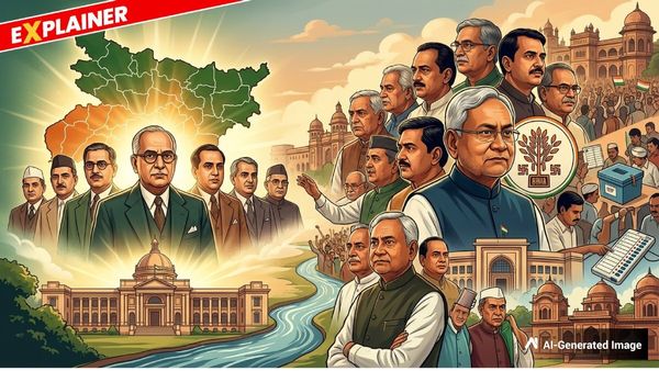 Bihar में मुख्यमंत्री राज की कहानी: 17 चुनाव, 23 CM बदले, 'श्रीकृष्ण’ का 15 साल राज, Nitish की 10 बार ताजपोशी!