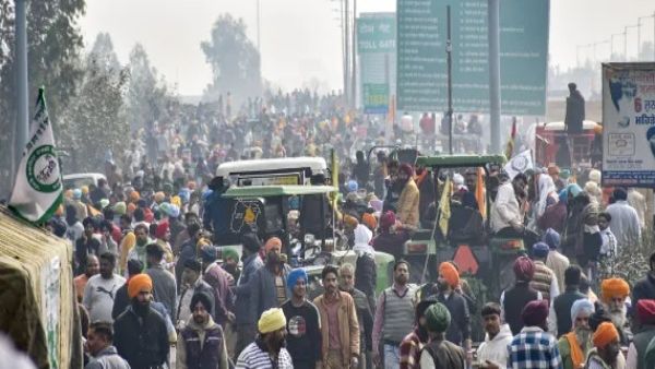 किसानों के विरोध प्रदर्शन से पहले पुलिस तैनाती