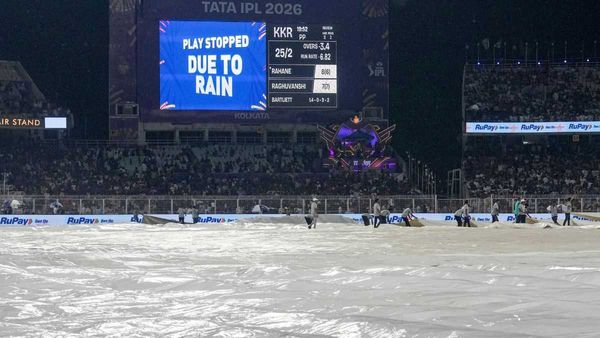 KKR vs PBKS: केकेआर-पंजाब किंग्स मैच बारिश की भेंट चढ़ा, दोनों टीमों को 1-1 अंक