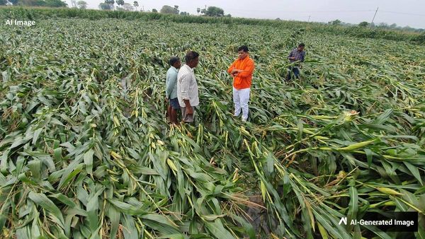 Maharashtra Rain: मराठवाड़ा-विदर्भ में किसानों पर कहर बनकर टूटी बिन मौसम बरसात, 1.22 लाख हेक्टेयर फसल बर्बाद