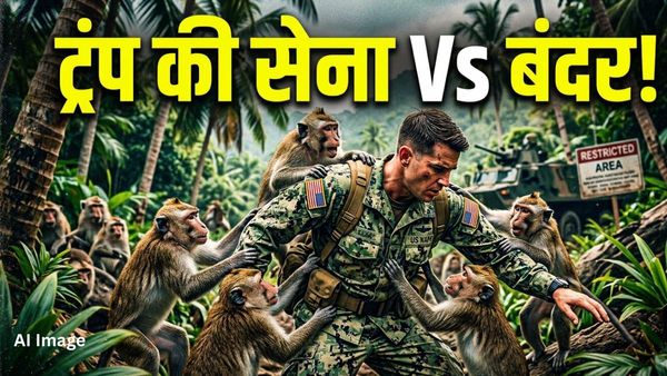Monkey Attack on US Navy: अमेरिकी नेवी पर बंदरों का 'सर्जिकल स्ट्राइक', नाविक अस्पताल में भर्ती