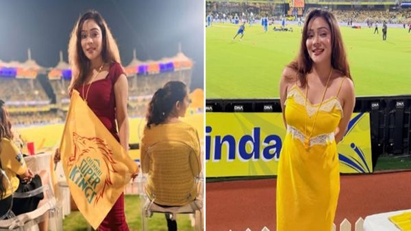 DHONI की टीम को चीयर करने पहुंची यह हसीना कौन? CSK के इस क्रिकेटर से है खास रिश्ता! मुस्कान ने जीता दिल