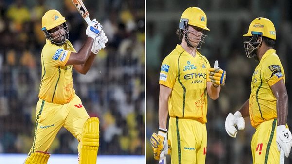 CSK vs KKR: शॉट लगाना चाहते थे संजू, हवा में उड़ गया बल्ला! चेपॉक में दिखा IPL 2026 का सबसे फनी मोमेंट