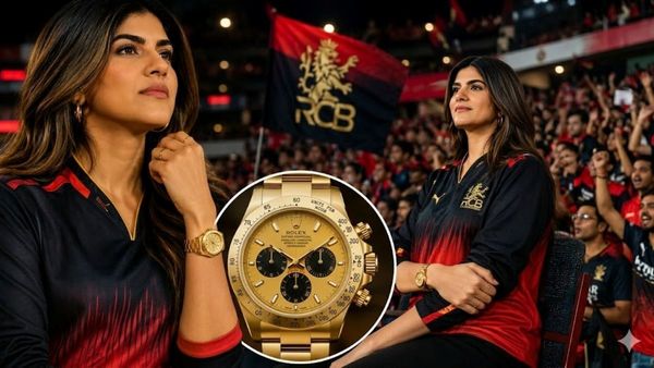 Ananya Birla: स्टेडियम में एंट्री मारते ही छा गईं RCB की नई मालकिन, लग्जरी घड़ी ने सोशल मीडिया पर मचाया तहलका