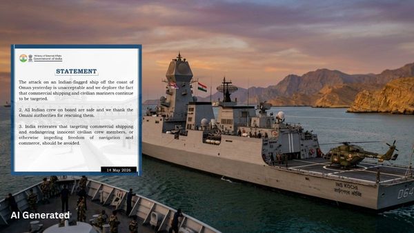  Indian vessel attack Oman Coast: ओमान के पास भारतीय जहाज पर हमला, जलकर खाक हुआ पोत, MEA ने दी चेतावनी