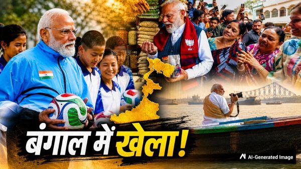 PM Modi Masterstrokes: झालमुड़ी, नौकाविहार से फुटबॉल तक, BJP ने Bengal जीत के लिए क्या-क्या 'तप' किए?