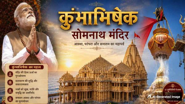 Somnath Kumbhabhishek: सोमनाथ मंदिर में कुंभाभिषेक क्यों खास? रुद्राभिषेक से कैसे अलग, 10 खास बातें