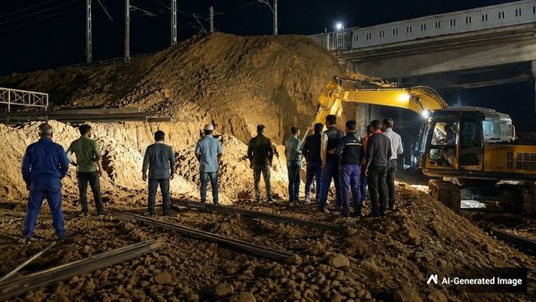 लापरवाही या हादसा? कोटा में रेलवे ट्रैक के नीचे सीमेंट बॉक्स डालते समय ढही मिट्टी, दो इंजिनियर ने गंवाई जान