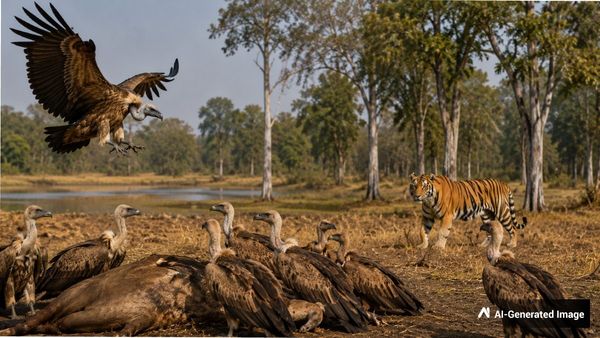 Dudhwa Tiger Reserve के बफर जोन में 25 गिद्धों की मौत का खुला राज, 'कार्बोफ्यूरान' निकला कातिल