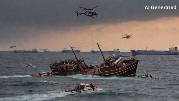 Oman Ship Crash: ओमान के तट के पास डूबा भारतीय जहाज MSV विराट 1, संकट में फंसे 14 भारतीय नाविक, ऐसे बची जान
