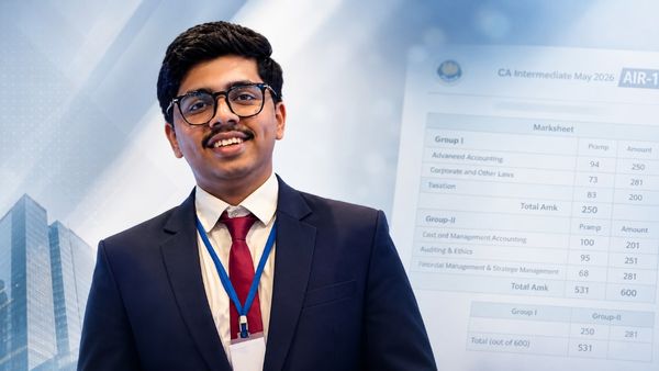 CA टॉपर शार्दुल शेखर विचारे को आए कितने नंबर? फाउंडेशन में भी आई थी AIR-3, देखिए सीए इंटर की मार्कशीट