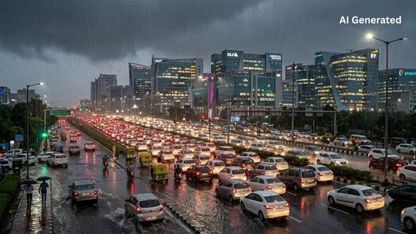 Gurugram Rain: गुरुग्राम में भारी बारिश के बाद पुलिस की एडवाइजरी, कॉर्पोरेट कंपनियों को Work From Home की सलाह