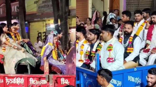 Fact Check: ट्रैक्टर-ट्रॉली पर निकले 14 दूल्हे, क्या एक ही किसान के हैं ये सारे बेटे? वायरल दावे में कितना दम