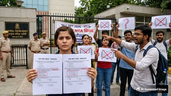 UGC NET अंग्रेजी के पेपर में बड़ा खेल? 150 में से 67 सवाल पुराने पेपर से हूबहू कॉपी करने का आरोप, मचा बवाल