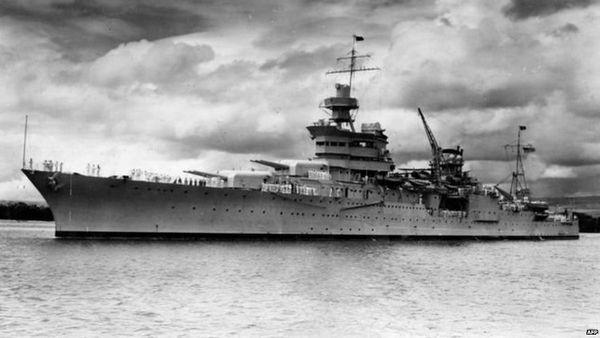 हिरोशिमा की तबाही में शामिल अमरीकी जंगी जहाज 72 साल बाद मिला