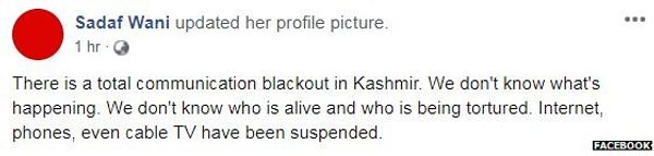 #Kashmir के हालात पर क्या लिख रहे हैं वहां रहने वाले लोग: सोशल