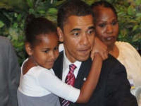 That was a perfect speech dad: Sasha Obama