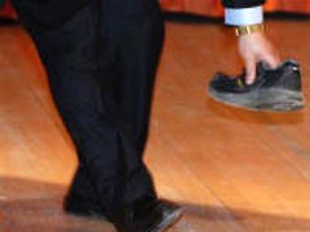 After Bush, shoe hurled at China PM