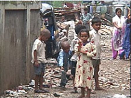 A peep into slum kids way of life