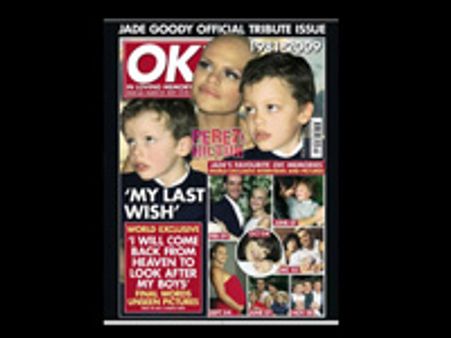 Ok! in trouble for publishing Goody's obit