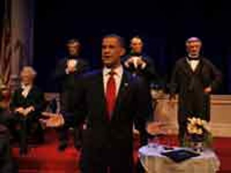 Barack Obama robot enters Hall of Presidents