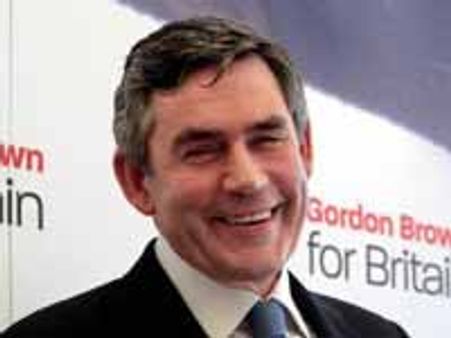 Brown hosts Diwali party at 10 Downing Street