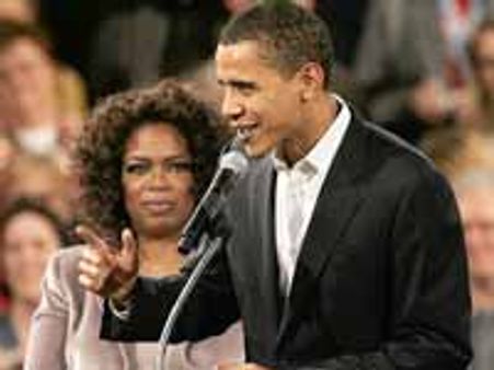 Oprah Winfrey interviews Obamas for Christmas show
