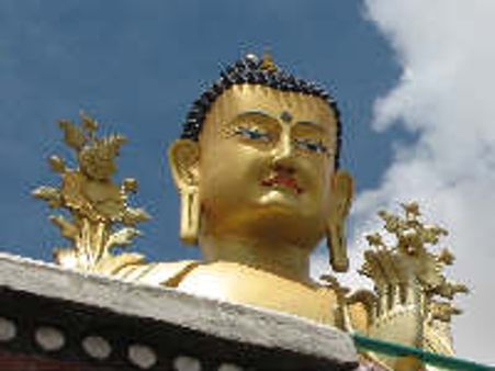 President gifts China Indian-style Buddhist Temple