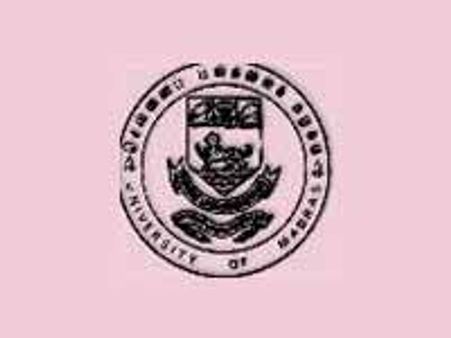 Madras University declares PG results