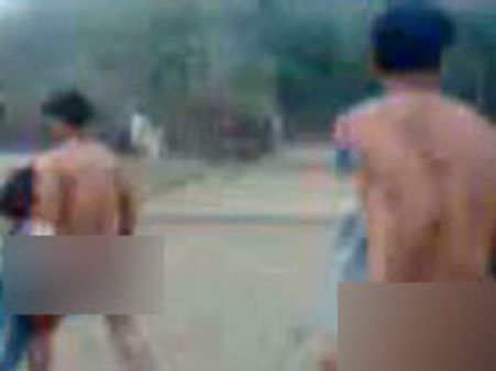 Kashmir youth paraded naked?