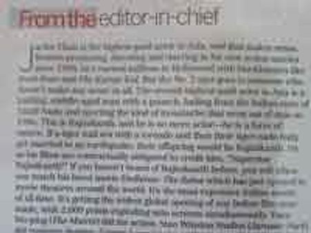 India Today editor Arun Purie in plagiarism row