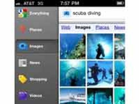 Google Search app - new search engine for iPhones