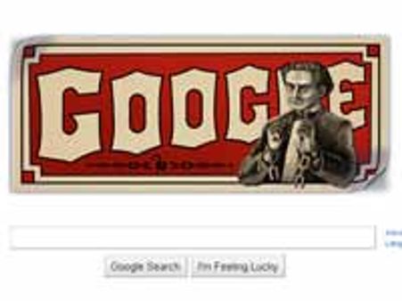 Magician Harry Houdini gets new Google Doodle