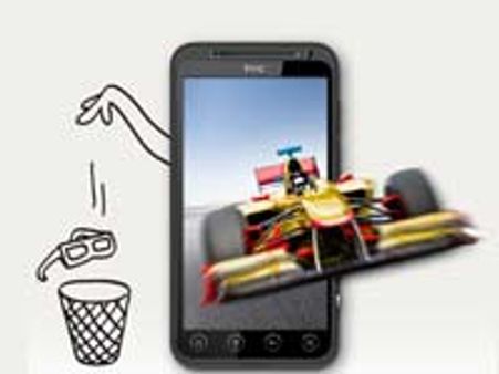 Capture & watch 3D videos on HTC Evo 3D glassless smartphone
