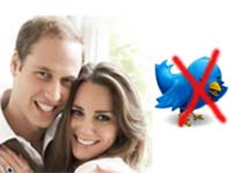 Royals shoot Twitter bird, no tweeting at Royal Wedding