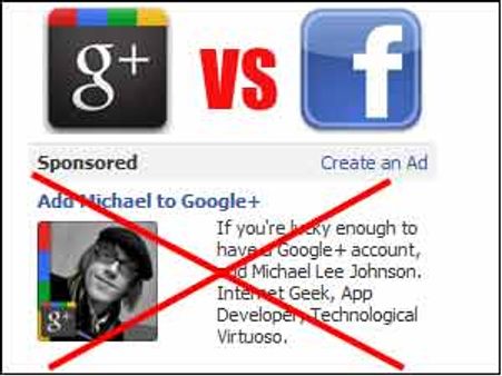 Nasty War: Facebook bans Google Plus!