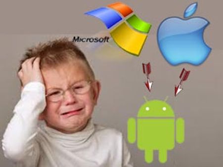 Apple, Microsoft trying to kill Android, Google cries