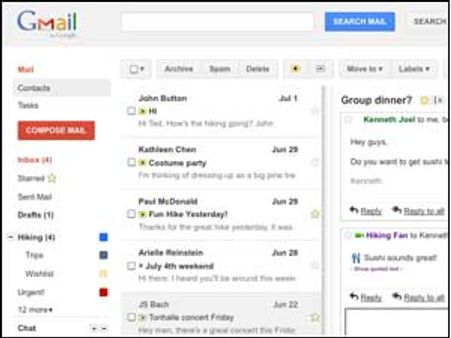 Gmail Preview Pane helps you to read mails without opening!