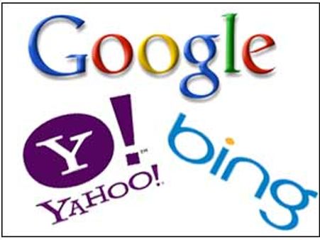 US search shares: Google dips, Yahoo gains