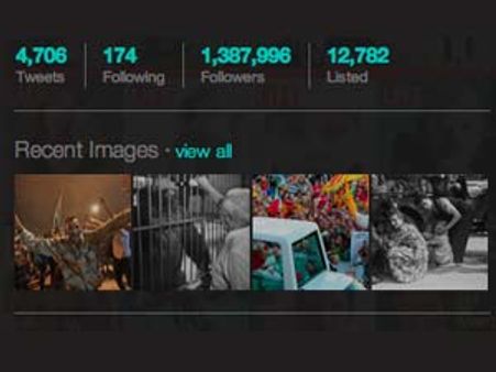 Twitter 'User Galleries' show images in your tweets