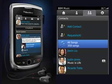 BlackBerry maker RIM intros BBM Music service