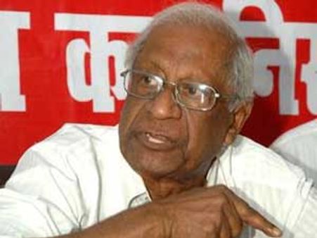Bardhan and party colleagues on 24-hour-long fast for Lokpal