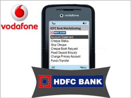 Check - How to do mobile banking with HDFC Bank & Vodafone