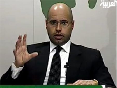 Muammar Gaddafi's son attacked, beaten in prison