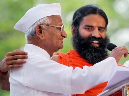 Will Team Anna, Baba Ramdev work in tandem?