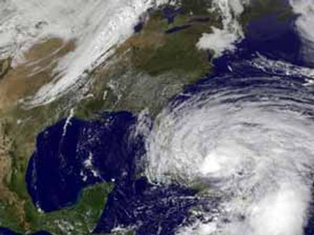 Two AI flights delayed due to Hurricane Sandy