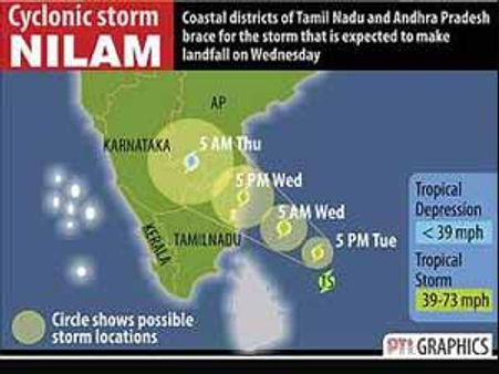 Cyclone Nilam: Bodies of two missing sailors found