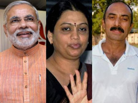 Guj: Sanjeev Bhatt's wife to contest election against Modi?
