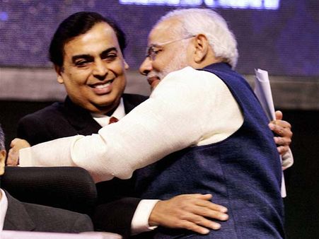 Big business shakes hand with vibrant Narendra Modi